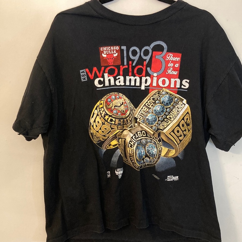 COPY - - Vintage Chicago Bulls 1993 ChampionsTee sz xl